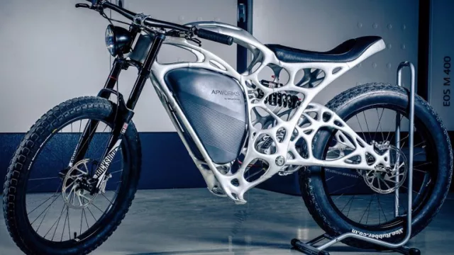 La moto eléctrica impresa en 3D