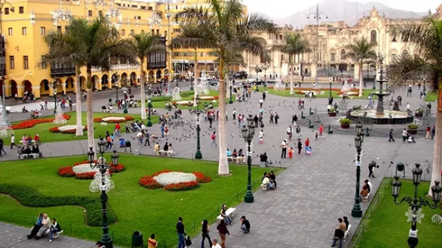 Plaza Mayor de Lima.