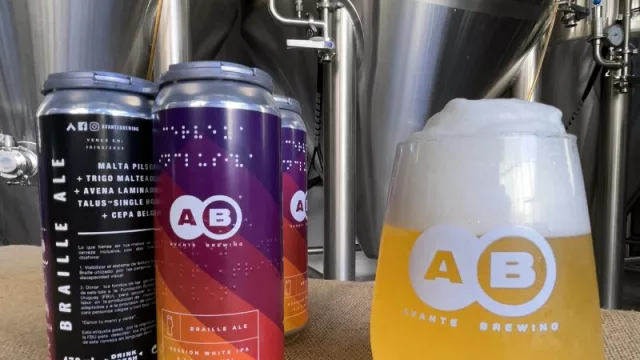 Inclusivos hasta la espuma (Avante Brewing creó la cerveza Braille Ale)