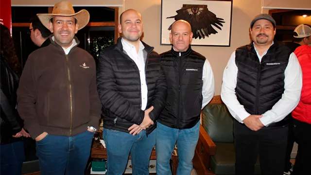 Omar Fernandez, Antonio Patiño, Nelson Ocampos y Luis de la Peña