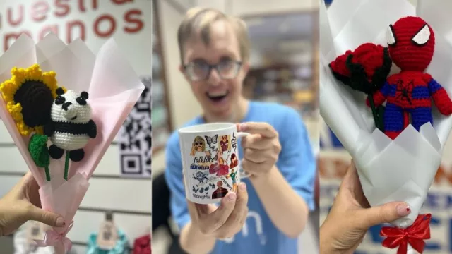 Regalos con inclusión: Nuestras Manos trabaja con más de 20 emprendedores con discapacidad