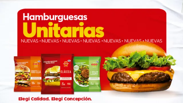 ¡Llegaron las hamburguesas unitarias de Concepción!
