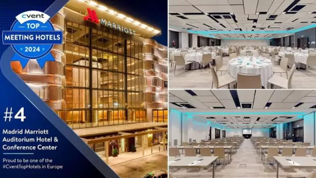 Madrid Marriott Auditorium está en el Top 5 de los Meeting Hotels europeos