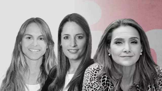 Laura Sallustro, Andrea Elizeche y Patricia Niella.
