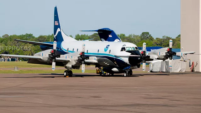 Así es la aeronave cazadora de huracanes, el Lockheed WP-3D Orion