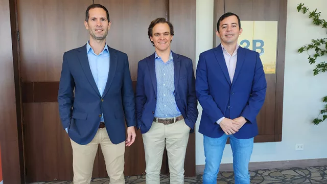 Marco Facetti, Ángel Rivero y Jorge Bernal