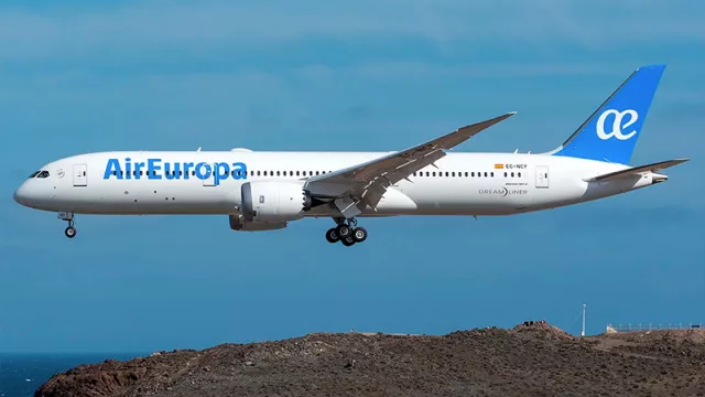 Air Europa es nuevamente nombrada como aerolínea de cuatro estrellas
