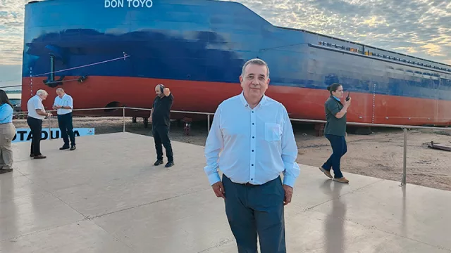 Don Toyo está listo para navegar: el buque fluvial más grande de Paraguay y de la hidrovía