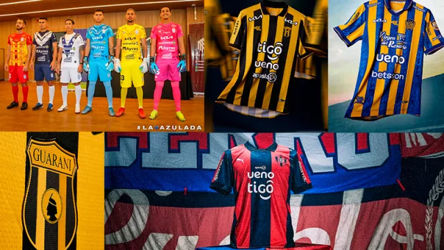 Con el fútbol a flor de piel: seis clubes presentaron sus camisetas para el 2025