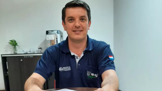 Diosnel Bareiro, técnico de la Dirección de Extensión Agraria (DEAG) del MAG