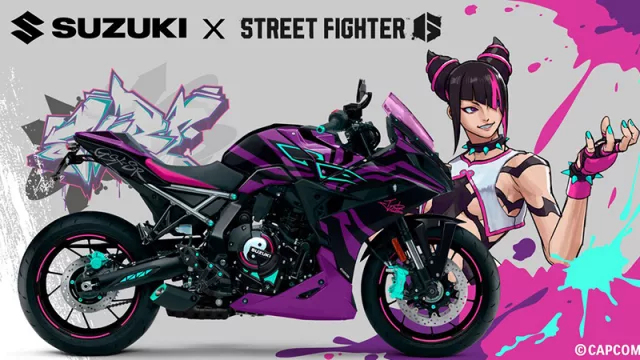 Suzuki y Capcom se asocian para crear una motocicleta inspirada en un personaje de videojuegos