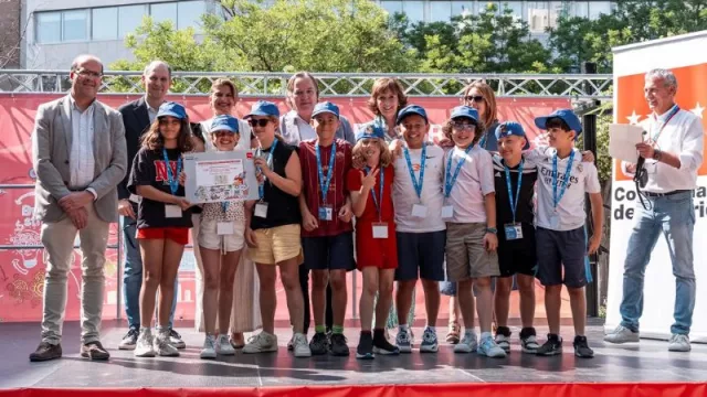 Cerca de 500 escolares participan en el primer mercado de “aprendiendo a emprender” en Madrid, impulsado por Fundación Ibercaja