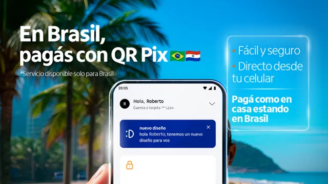 Pagar en Brasil como si estuvieras en casa: Itaú lanza pagos con QR Pix desde su app en Paraguay