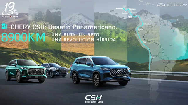 Chery CSH lanza el Desafío Panamericano: una ruta, un reto y una revolución híbrida