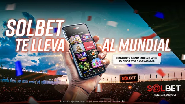 Jugá, ganá y alentá: Solbet te acerca al sueño mundialista