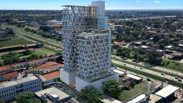 Green Paraná presenta HUB.8: el nuevo ícono corporativo de Ciudad del Este con 21 pisos, 200 oficinas y un ecosistema empresarial de vanguardia