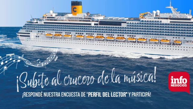 Los lectores de InfoNegocios pueden subirse al Ocean Fest: participá por el crucero completando la encuesta de InfoNegocios