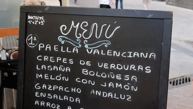 El menú del día alcanza los 14,5 euros en la Comunidad de Madrid