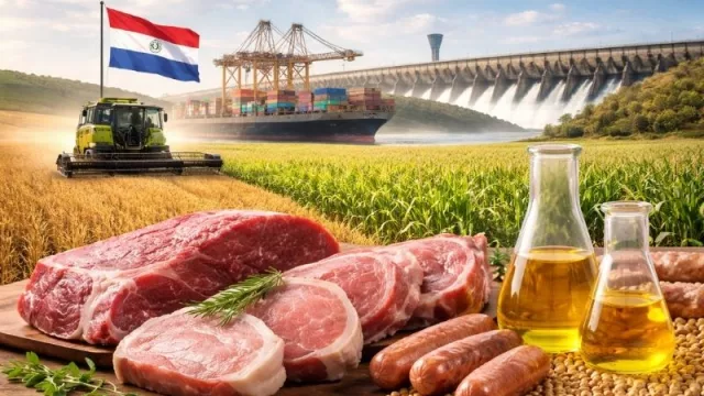 Carne y energía empujaron las exportaciones en 2025 (la cadena agroindustrial ganó el protagonismo)