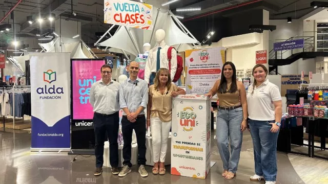 Unicentro y Fundación Alda lanzaron EcoUni, campaña para donar uniformes y promover la permanencia escolar