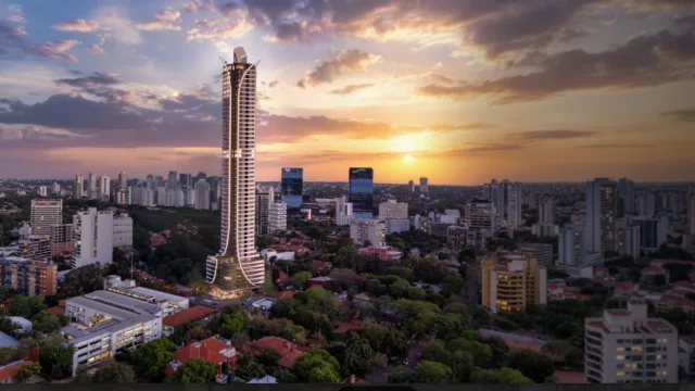 Aether by Civis: el rascacielos de 50 pisos con usos mixtos y servicios premium para el eje urbano de Asunción