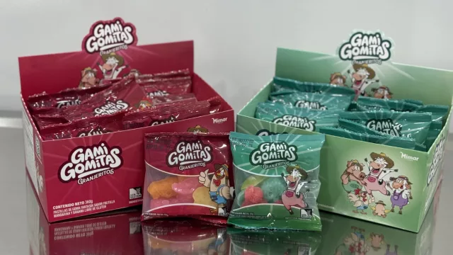 Gami impulsa la industria dulce: gomitas 100% paraguayas con producción de 3.000 displays al mes