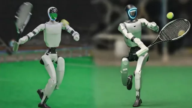 Robots que entrenan tenis: la inteligencia artificial pasa del software al movimiento físico