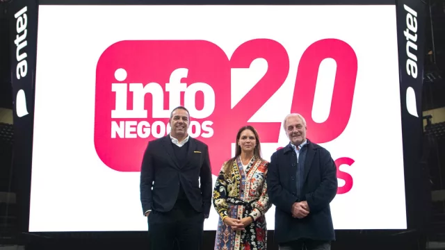 Peñarol y Nacional juegan en el mismo equipo para proteger sus marcas (Vairo, Ruglio y Cervieri disertaron en el Antel Arena de la mano de InfoNegocios)