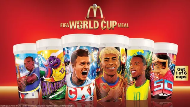 McDonald's se sube a la fiebre mundialista con combos especiales, vasos coleccionables y sorpresas para toda la familia