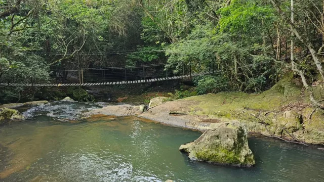 Salto Mirian Mabel, en Independencia: puente colgante, cascadas y camping desde G. 15.000 por persona