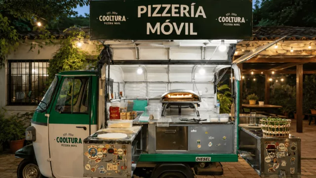 Cooltura Pizza apuesta por un servicio móvil, lleva el horno a tu evento y convierte la preparación en parte del espectáculo