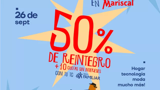 Mariscal presenta el Día Icónico con 50% de reintegro en locales adheridos